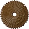 Ekena Millwork Eryn Ceiling Medallion (Canopies up to 4"), 24 3/4"OD x 3 1/4"ID x 1 7/8"P, Smokey Topaz Crackle CM24ENSTC - alternate 1